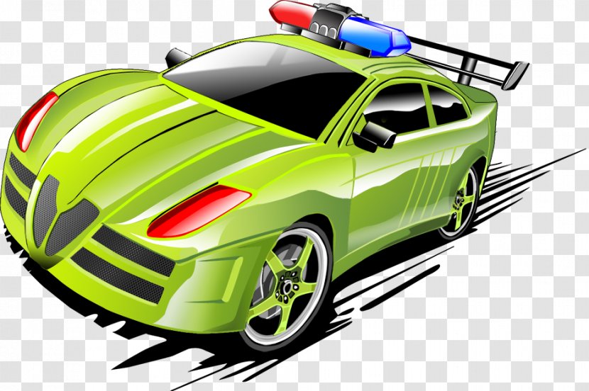 Sports Car Police Transparent PNG