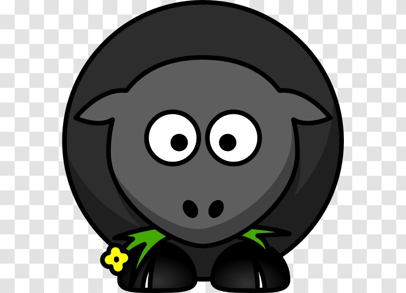 Leicester Longwool Cartoon Clip Art - Green - Black Sheep Transparent PNG