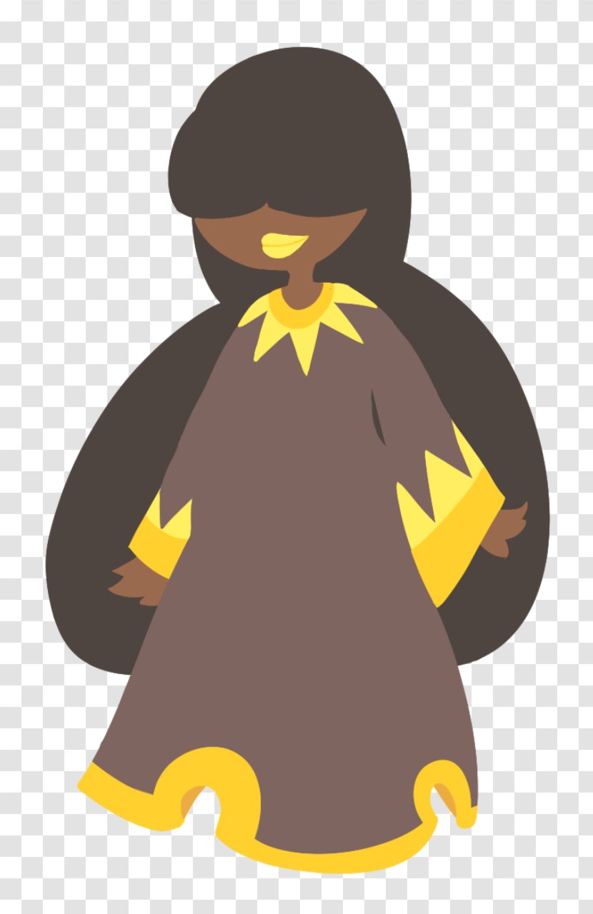 Clip Art Illustration Character Fiction - Yellow - Black Star Sapphire Transparent PNG
