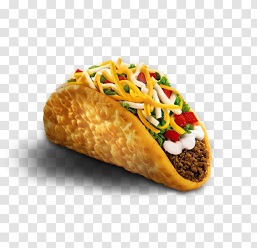 Taco Bell Mexican Cuisine Nachos Chalupa - Vegetarian Food - Seasoned Beef For Tacos Transparent PNG
