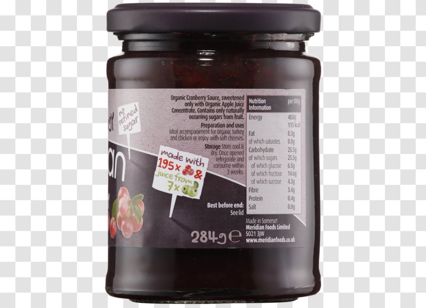 Apple Juice Jam Organic Food Spread Berry - Blueberry - Cranberry Sauce Transparent PNG