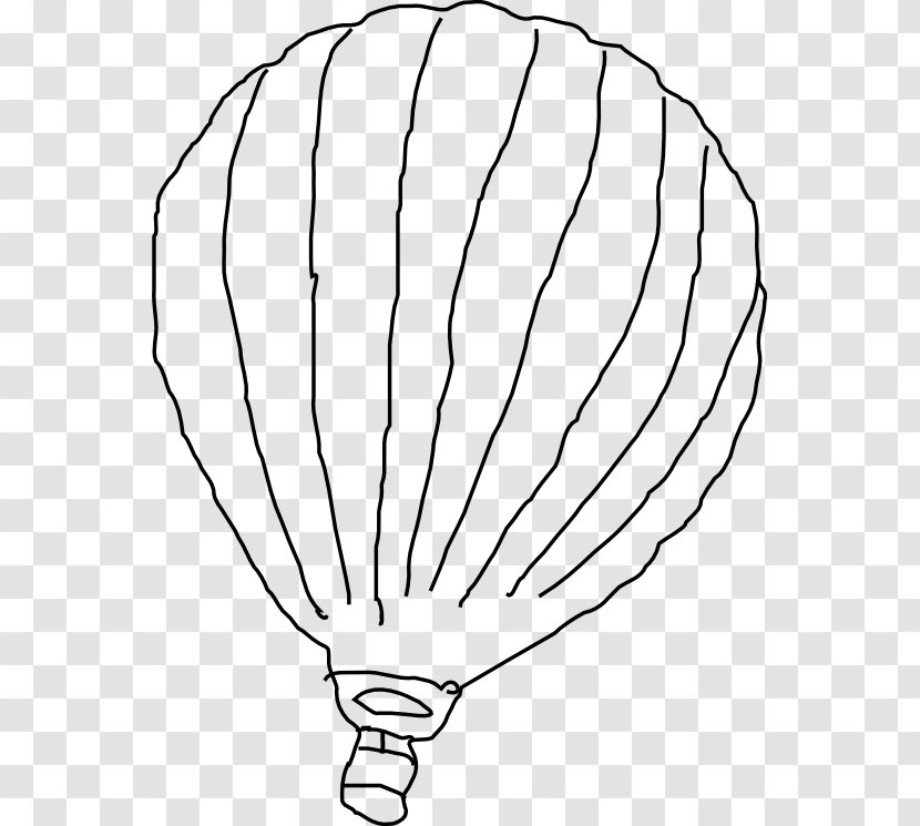 Line Art Drawing Coloring Book Hot Air Balloon - Heart Transparent PNG