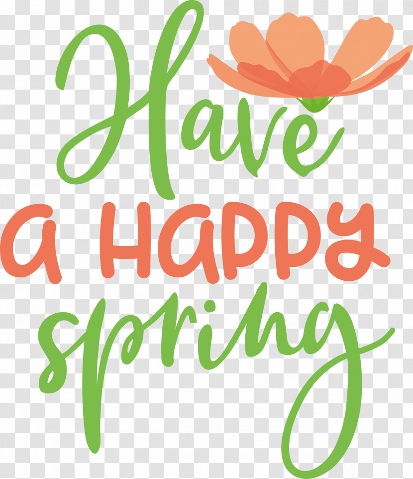 Spring Have A Happy Spring Transparent PNG