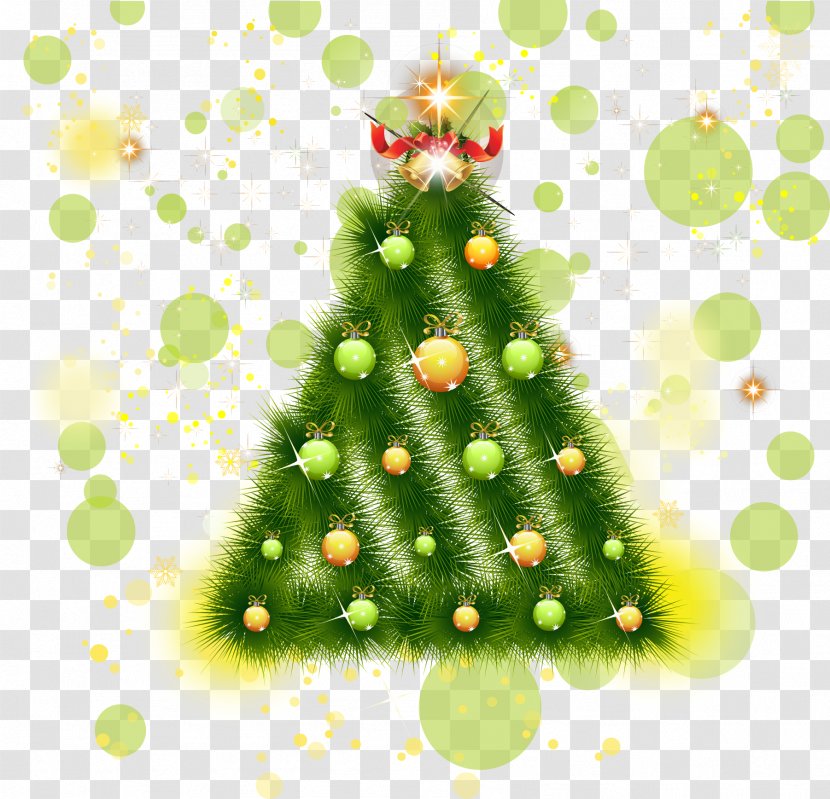Christmas Tree Chinese New Year - Evergreen - Little Fresh Green Transparent PNG