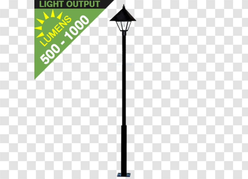Street Light Solar Lamp LED Lighting - Led - Post Transparent PNG