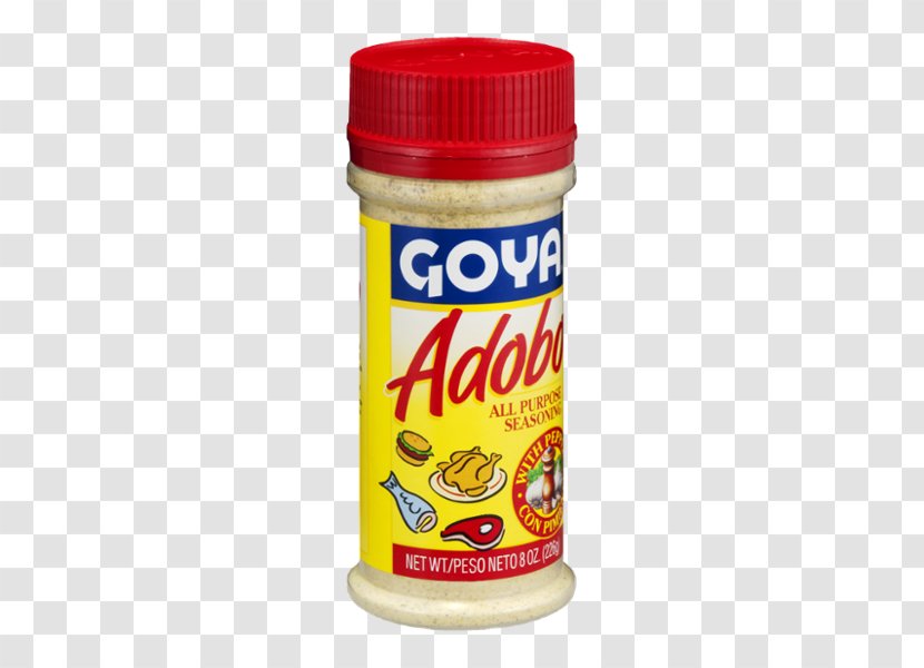 Adobo Goya Foods Seasoning Lemon Pepper - Spice - Black Transparent PNG