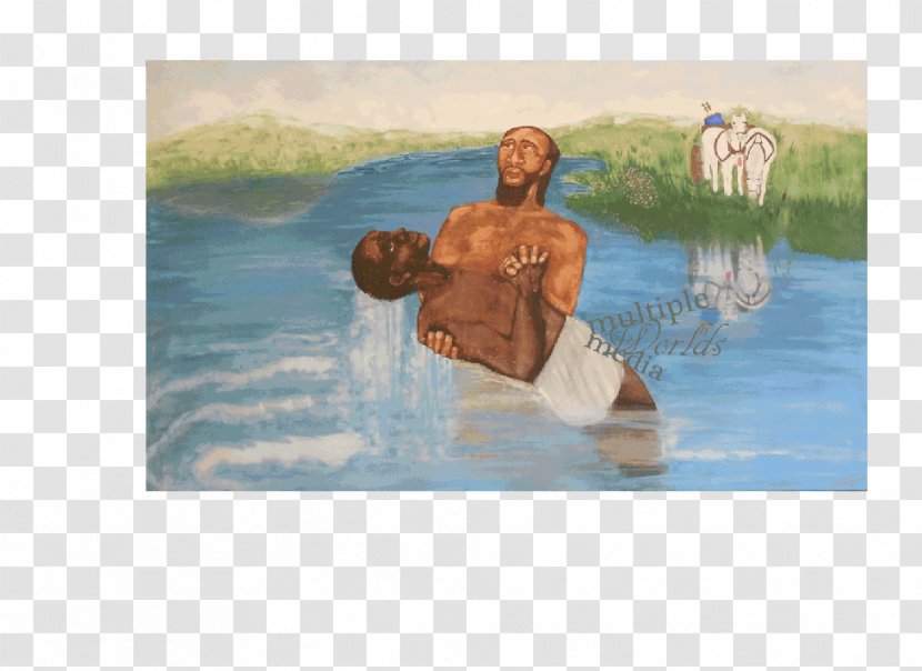 The Baptism Of Eunuch Acts Apostles Ethiopian - Painting - Abraham AND ISAAC Transparent PNG