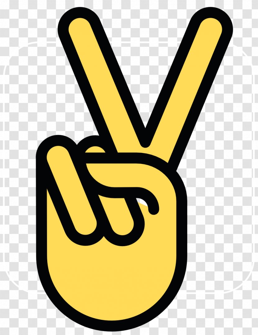 Peace Symbols V Sign Drawing Clip Art - Gesture - Symbol Transparent PNG