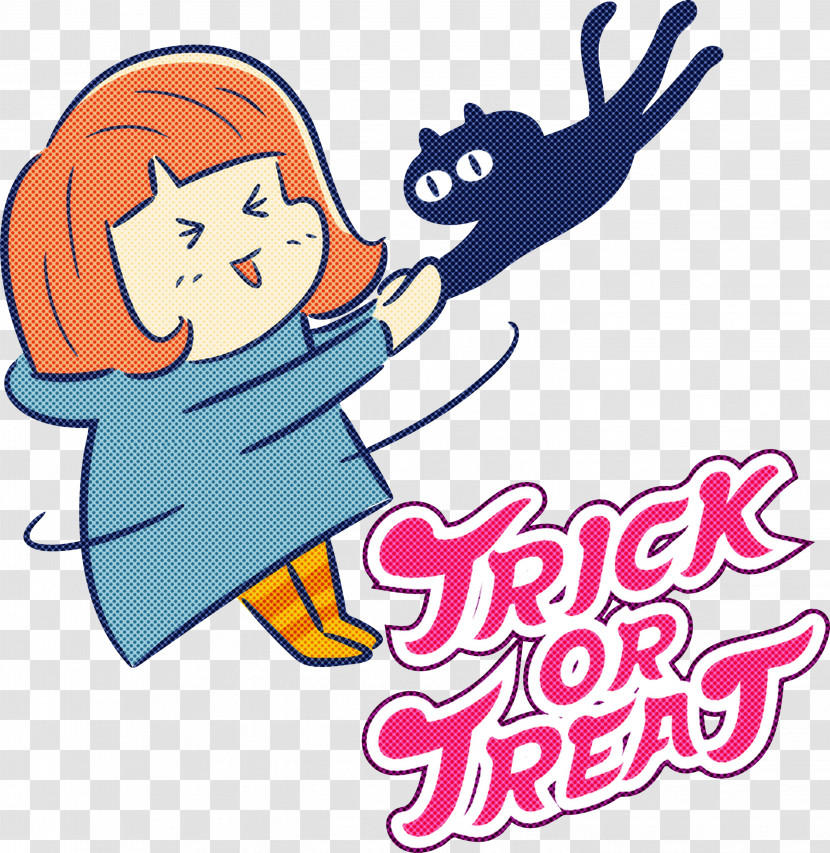 TRICK OR TREAT Happy Halloween Transparent PNG