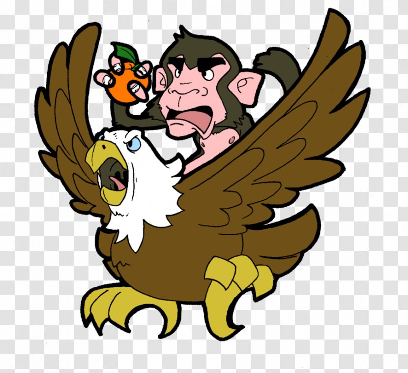 Bald Eagle Beak Monkey Clip Art - Tail - Cartoon Pictures Transparent PNG