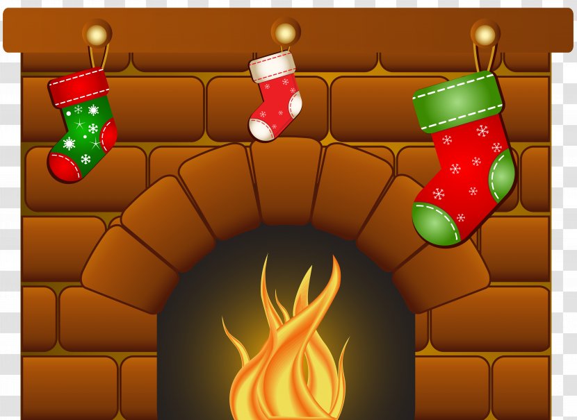 Christmas Desktop Wallpaper Fireplace Mantel Clip Art Transparent PNG