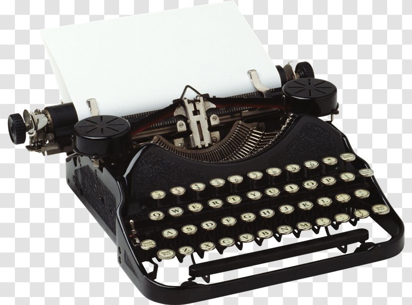 Typewriter Sewing Machines Letterpress Printing Invention Copywriting - Publication - Write Transparent PNG