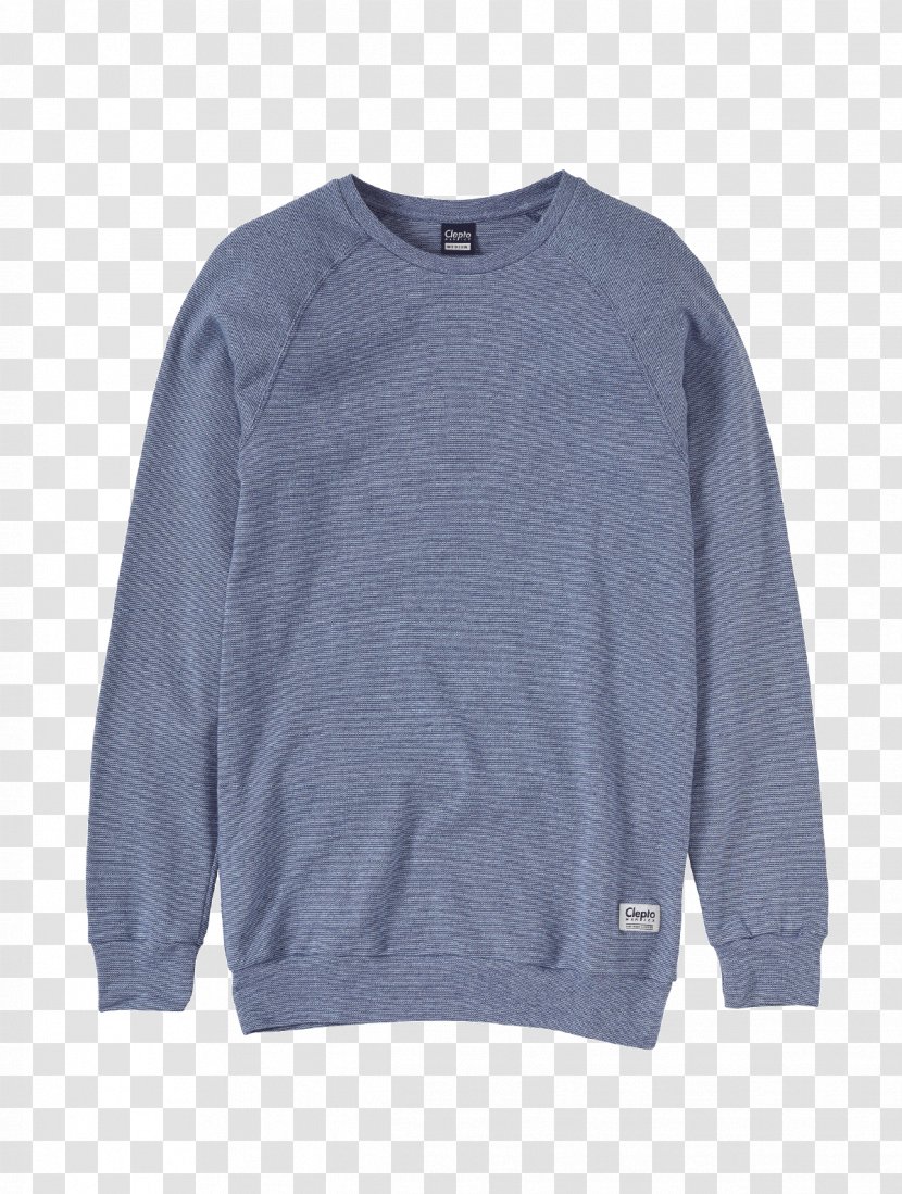 T-shirt Sleeve Sweater Blue Bluza - Light Strick Transparent PNG