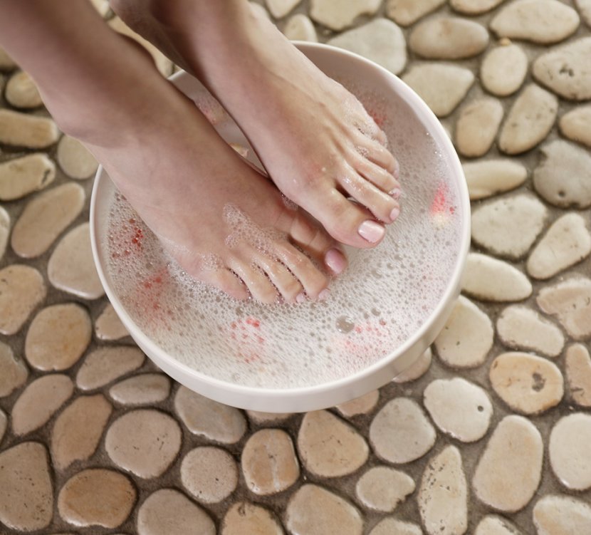 Foot Toe Pedicure Water Heel - Flower - Washing Powder Transparent PNG