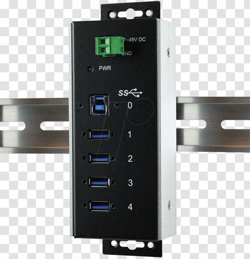 Laptop Computer Port USB 3.0 Ethernet Hub - Hardware - Steel Railing Transparent PNG