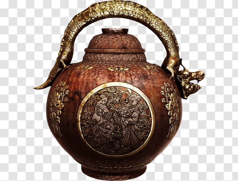 Vase Copper Urn Transparent PNG