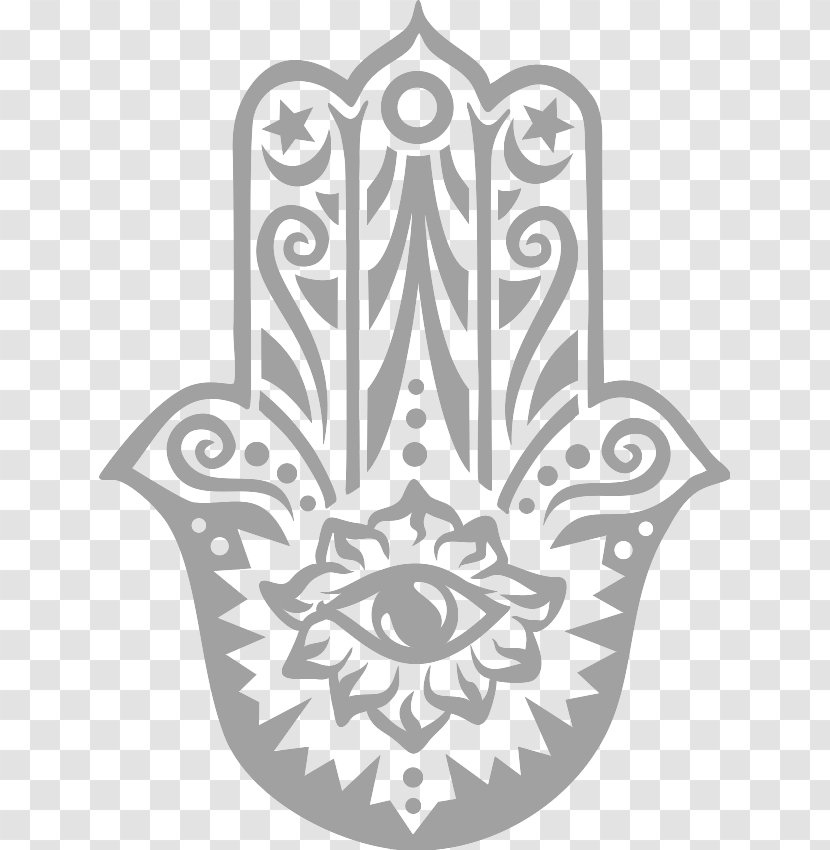 Hamsa Amulet Wall Decal Clip Art Illustration - Heart - Buddhism Tumblr Murals Transparent PNG