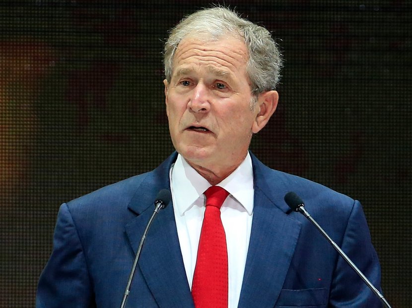 George W. Bush President Of The United States September 11 Attacks Presidency Donald Trump - Public Speaking Transparent PNG