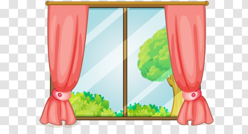 Window Curtain Royalty-free Clip Art - Fotosearch - Cartoon Windows Transparent PNG