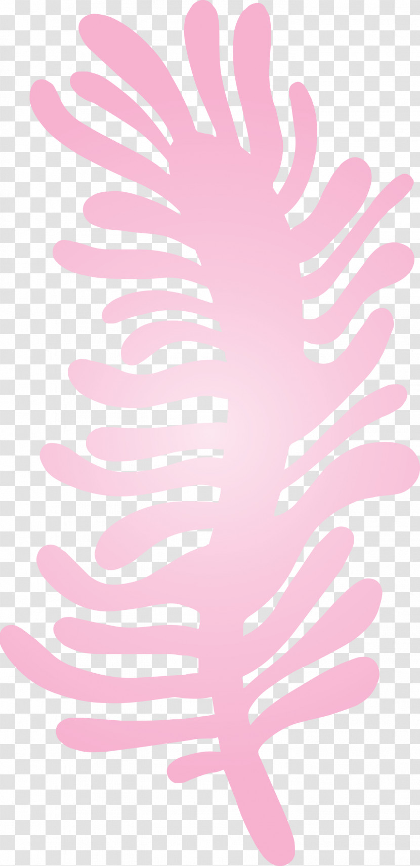 Petal Pink M Font Line Meter Transparent PNG