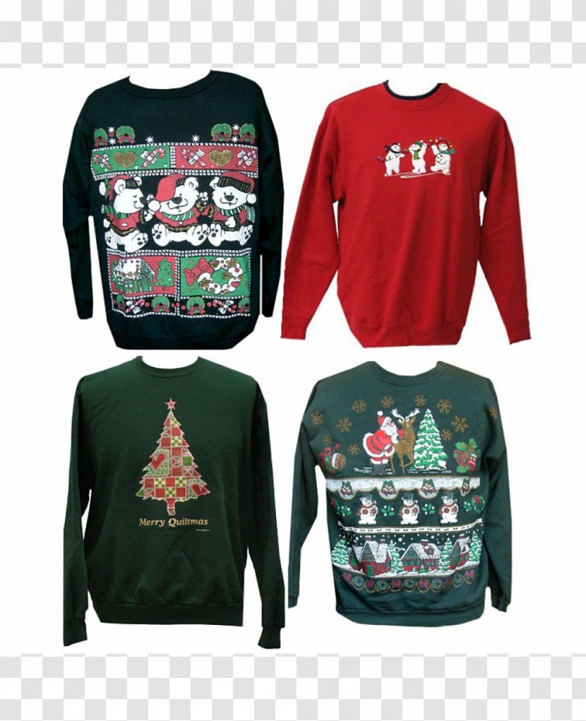 T-shirt Christmas Jumper Hoodie Sweater - Sleeve Transparent PNG