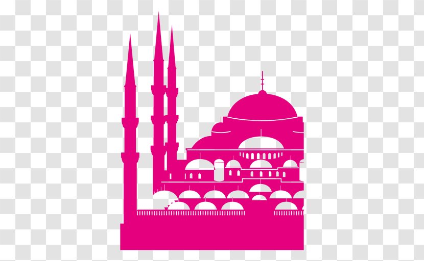Hagia Sophia Sultan Ahmed Mosque Fall Of Constantinople Ottoman Empire - Pink - Masjid Transparent PNG