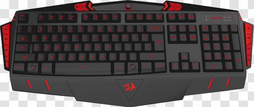 Computer Keyboard Gaming Keypad Black Backlight Software - Space Bar Transparent PNG