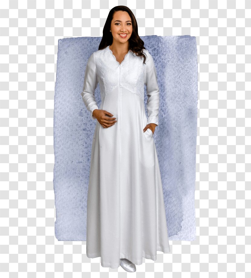 Robe Temple Sleeve Bodice Dress - Zipper Transparent PNG
