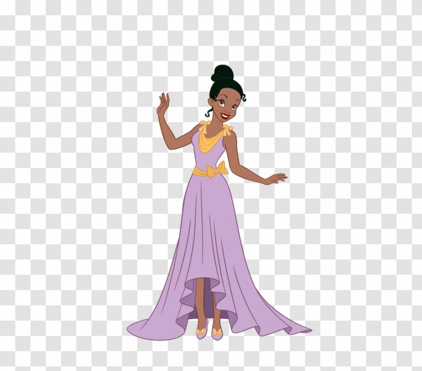 Tiana Aurora Belle Princess Jasmine Rapunzel - Gown Transparent PNG
