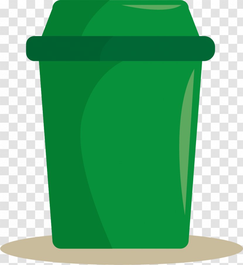 Waste Font - Green - Trash Can Transparent PNG