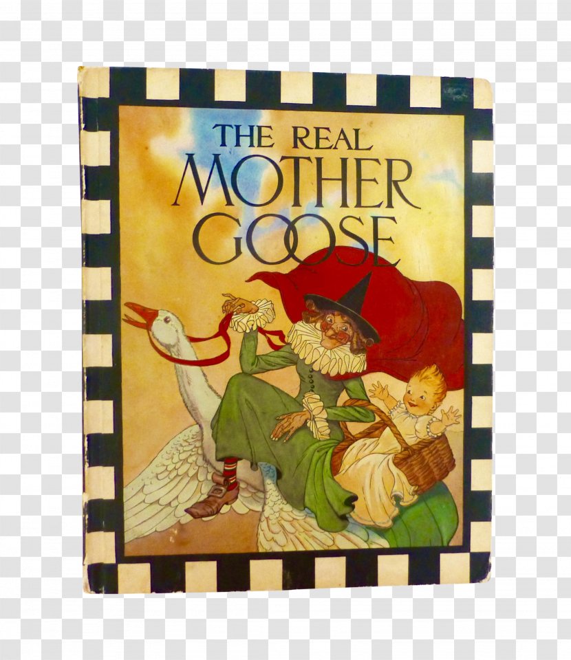 The Real Mother Goose Hardcover Family And Her Goslings - Book Transparent PNG