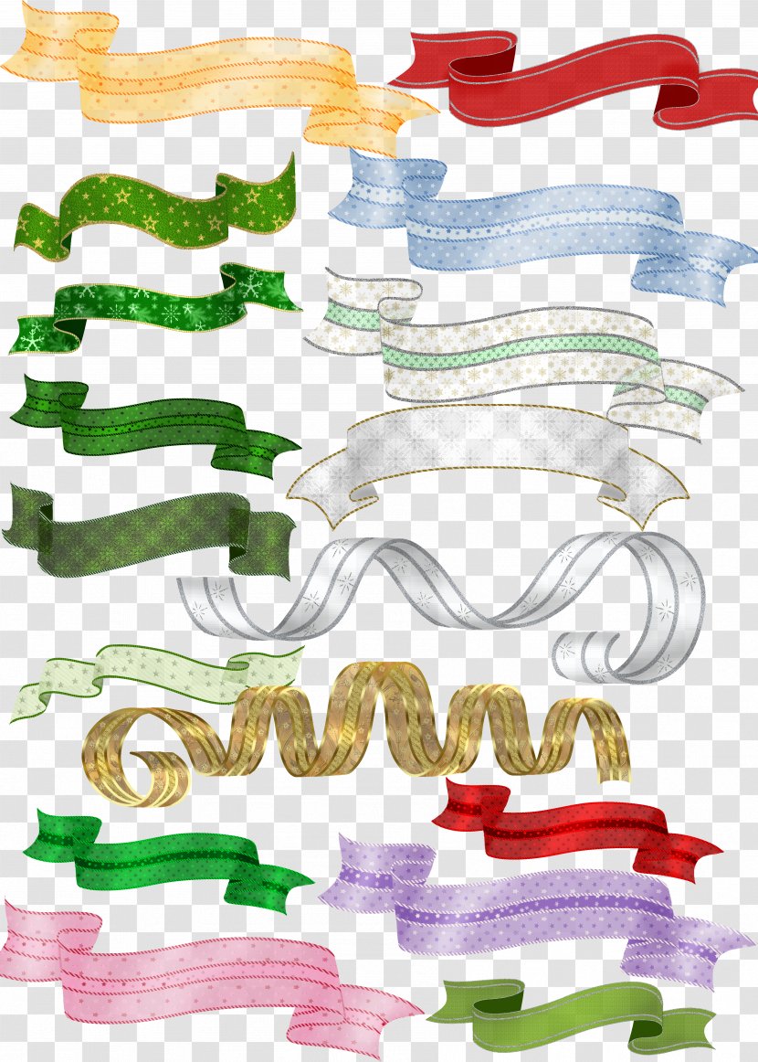 Ribbon Clip Art - Area - All Kinds Of Ribbons Transparent PNG