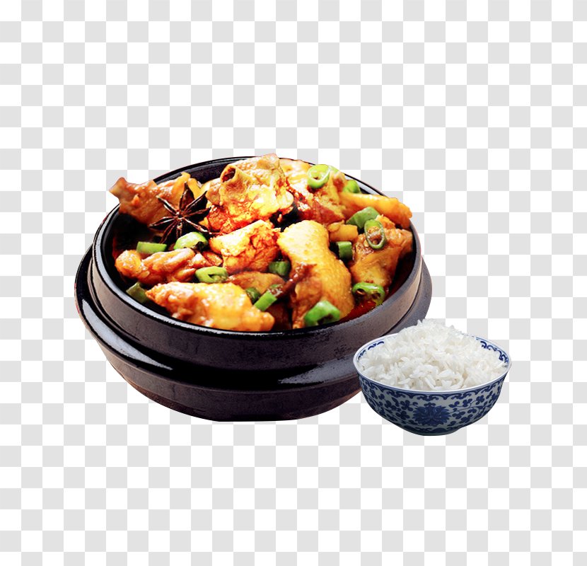 Shandong Asian Cuisine Chicken Cooked Rice Kamameshi - Food - Braised Delicious Lunch Transparent PNG