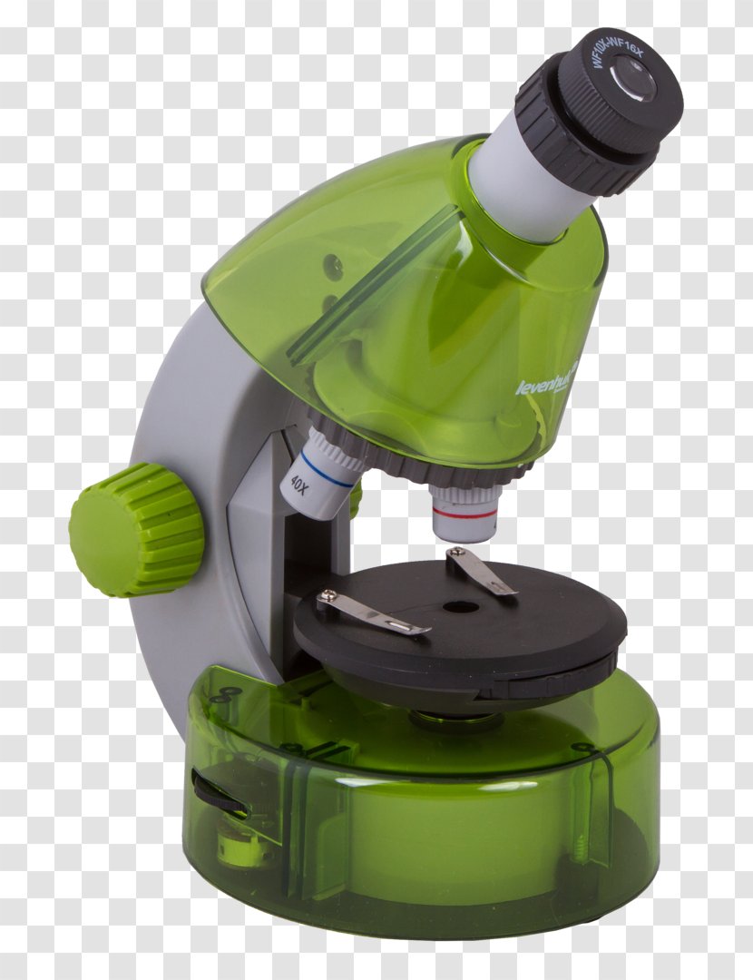 Levenhuk LabZZ M101 Microscope Azure Микроскоп Amethyst Labzz Lime - Scientific Instrument Transparent PNG
