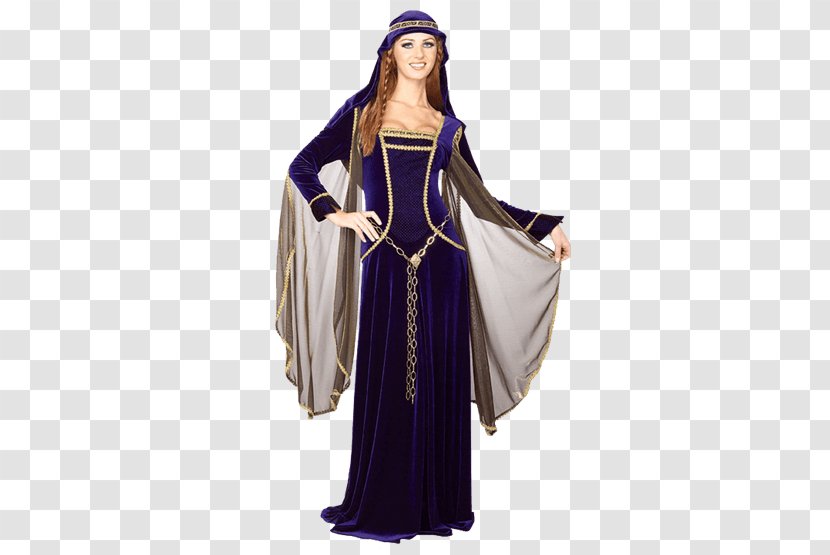 Costume Party English Medieval Clothing Dress - Child Transparent PNG