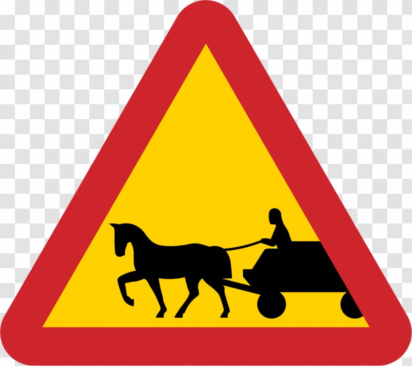 Horse Traffic Sign Clip Art - Signage Transparent PNG