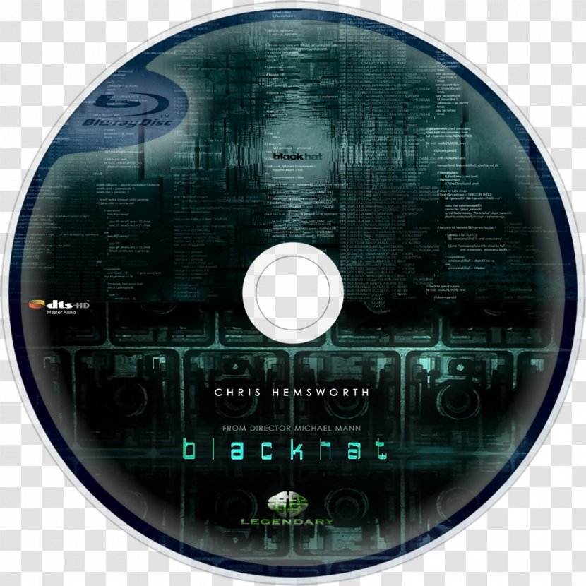 Hacker Black Hat Computer Compact Disc Nerd - Chris Hemsworth - Logo Transparent PNG