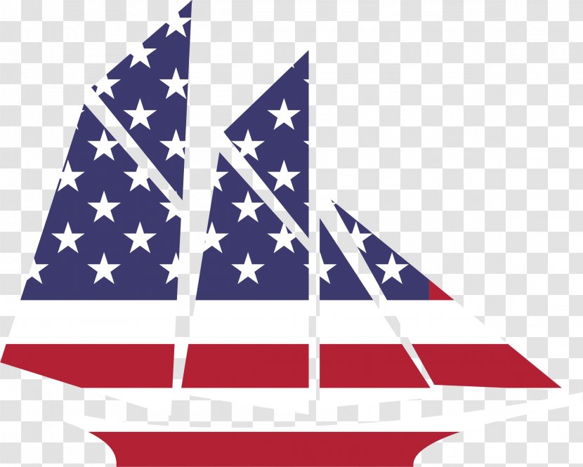 United States Boat Sailing Ship Clip Art - USA Transparent PNG