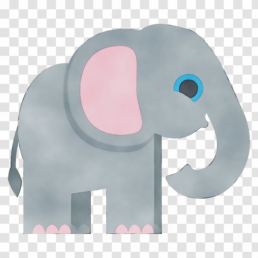 Indian Elephant - Equation - Logo Turquoise Transparent PNG