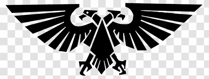 Warhammer 40,000: Dawn Of War II Battlefleet Gothic Imperium - Monochrome Photography - Eagle Black Logo Image, Free Download Transparent PNG