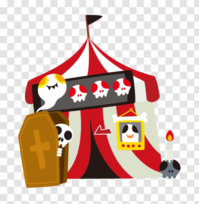 Amusement Park Animation - Red - Vector Circus Playground Games Project Transparent PNG