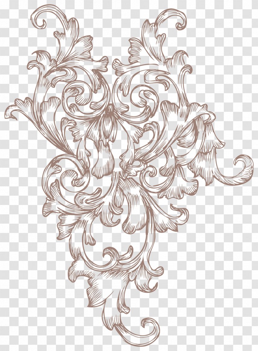 Drawing Ornament Art Clip - Pattern Vector Transparent PNG