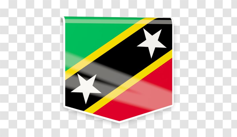 Flag Cartoon - Saint Kitts And Nevis - Technology Yellow Transparent PNG