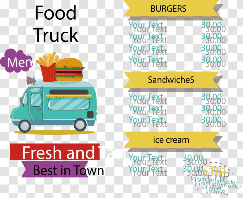 Fast Food Menu Green - Snack Transparent PNG