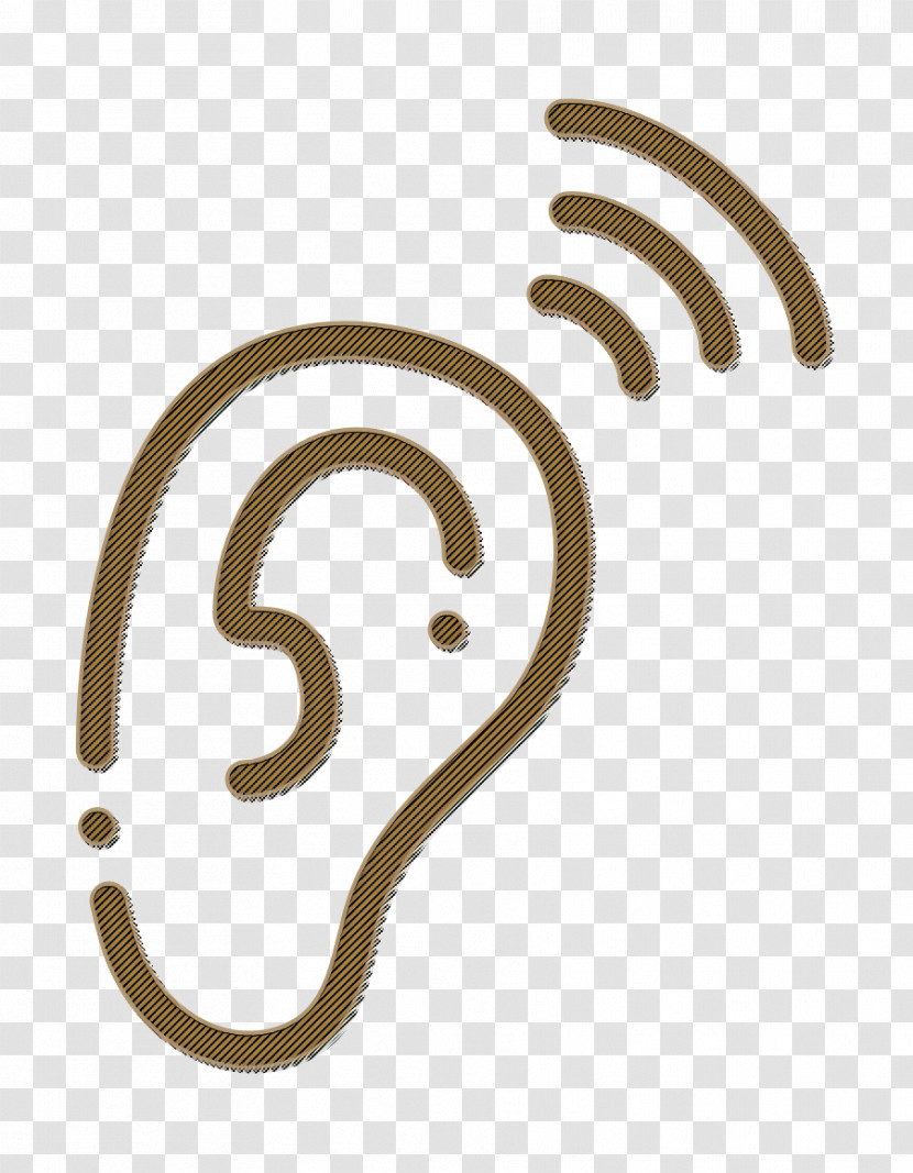 Ear Icon Communication Icon Listen Icon Transparent PNG