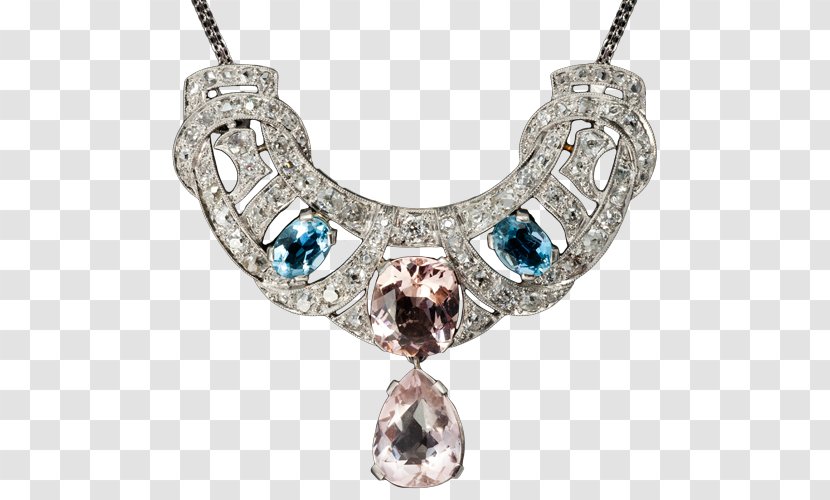 Jewellery Morganite Diamond Charms & Pendants Necklace - Gemstone Transparent PNG