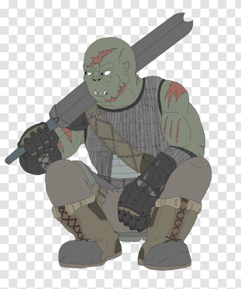 Dungeons & Dragons Half-orc Fighter Pathfinder Roleplaying Game Transparent PNG