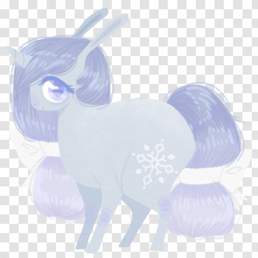 Horse Cartoon Character - Vertebrate - Snowflakes Fall Transparent PNG