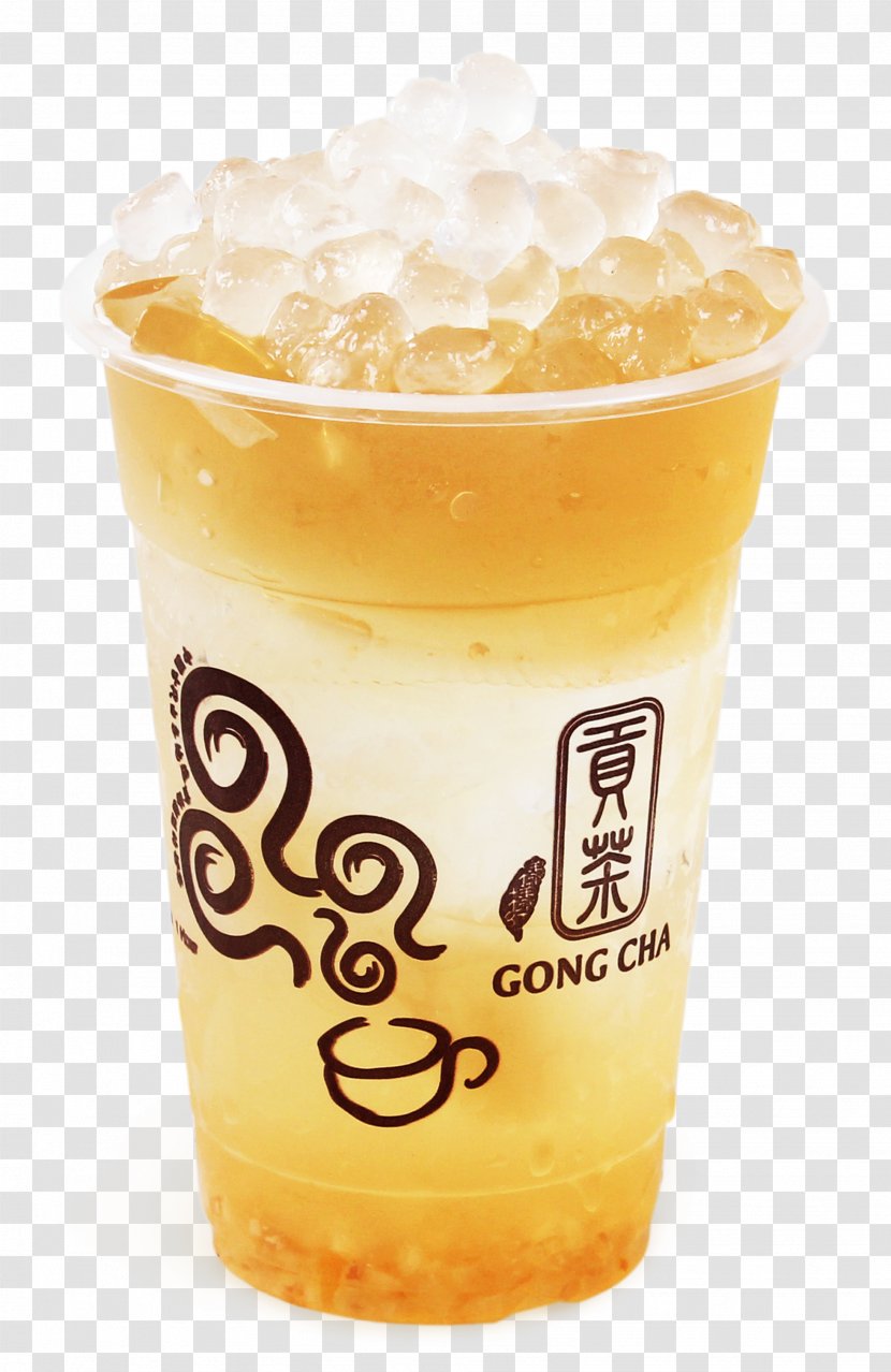 Bubble Tea Earl Grey Gong Cha Milk - Non Alcoholic Beverage - Green Transparent PNG