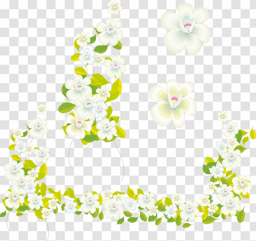 Albom Clip Art - Raster Graphics - White Flower Transparent PNG